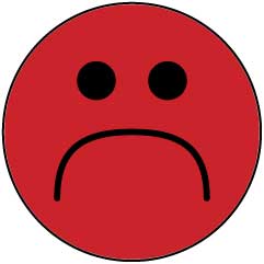 magnetique aimant bloc Smiley pas content